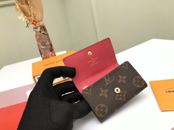 Louis Vuitton Monogram Canvas Fuchsia 6 Key Holder - Image 4