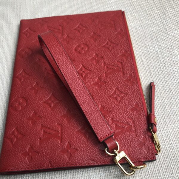 Louis Vuitton Mélanie Medium Clutch - Red - Image 2