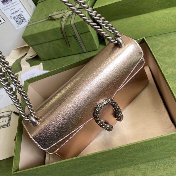 Gucci Dionysus Shoulder Bag - Rose Gold - Image 4