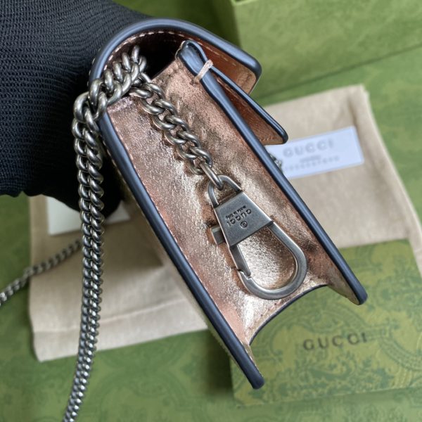 Gucci Dionysus Super Mini Bag - Rose Gold - Image 5