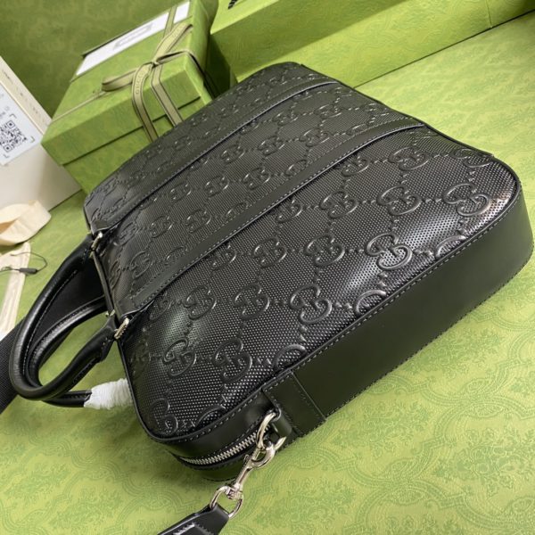 Gucci Double-Handle Briefcase Mini Shoulder Bag - Image 5