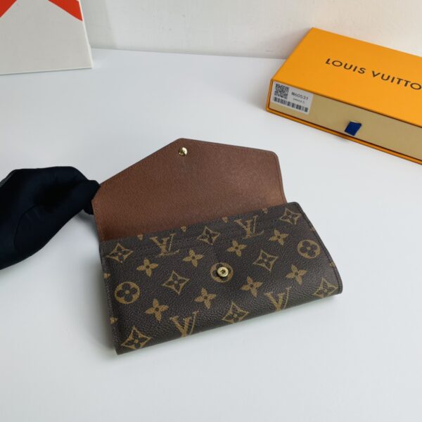 Louis Vuitton Monogram Canvas Envelope Wallet - Brown - Image 3