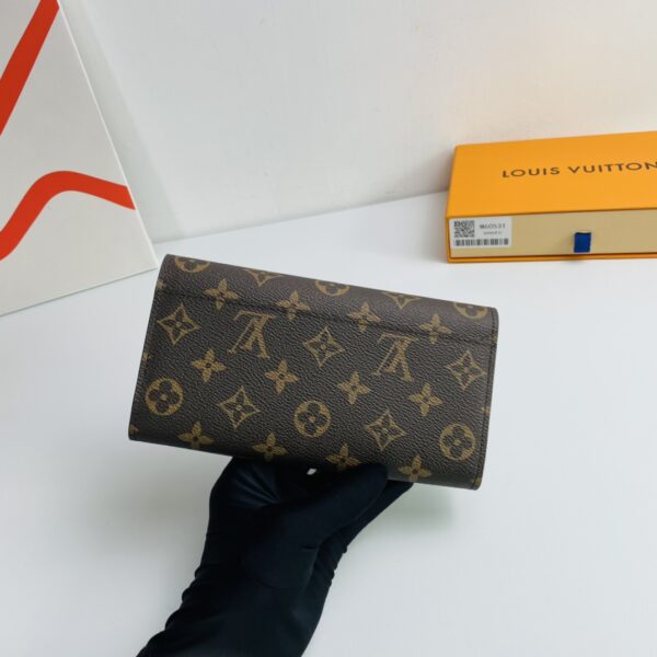 Louis Vuitton Monogram Canvas Envelope Wallet - Purple - Image 5