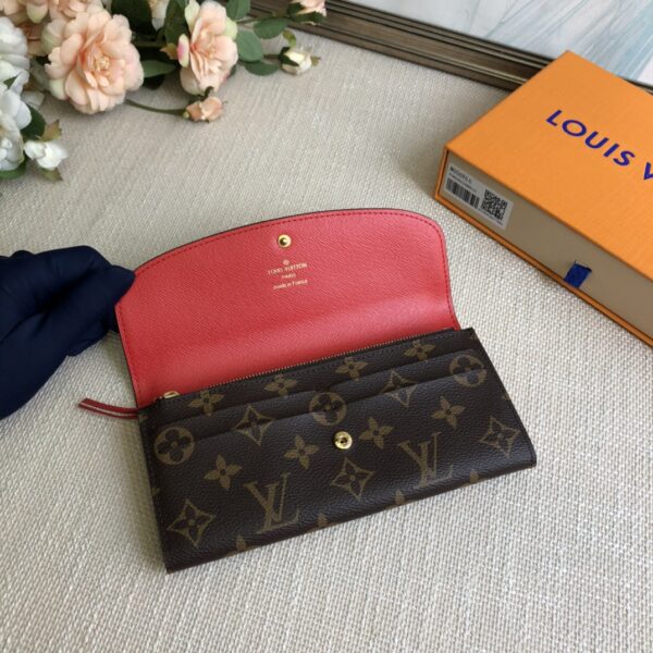 Louis Vuitton Doudou Emilie Wallet - Big Red - Image 3
