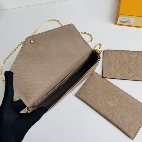 Louis Vuitton Pochette Félicie Chain Bag - Khaki - Image 2