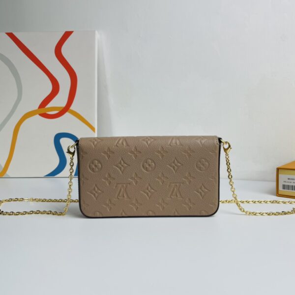 Louis Vuitton Pochette Félicie Chain Bag - Khaki - Image 5