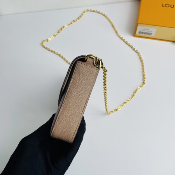 Louis Vuitton Pochette Félicie Chain Bag - Khaki - Image 4