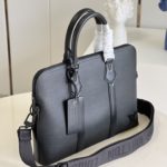 Louis Vuitton Armand Small Briefcase Bag - Black - Image 4