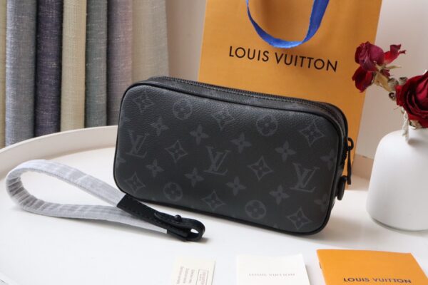 Louis Vuitton Pochette Volga Monogram Canvas - Black - Image 5