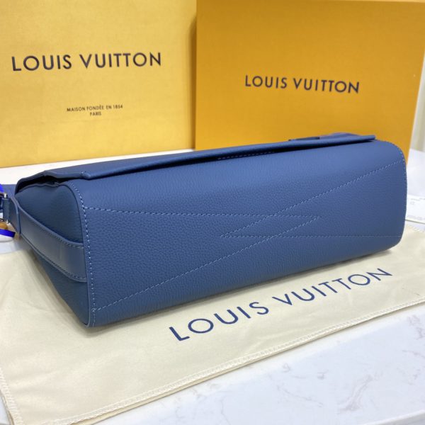 Louis Vuitton AEROGRAM Messenger Bag – Light Blue - Image 3