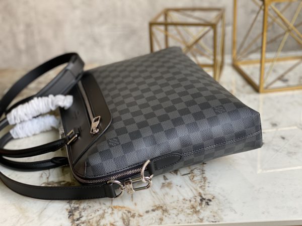 Louis Vuitton Porte-Documents Jour Briefcase Bag - Black - Image 4