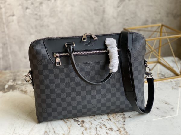 Louis Vuitton Porte-Documents Jour Briefcase Bag - Black - Image 5