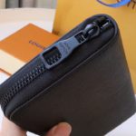 Louis Vuitton Aerogram Leather Zipper Wallet - Black - Image 2