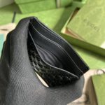 Gucci Microguccissima Black Monogram Margaux Leather Card Case Wallet - Image 4