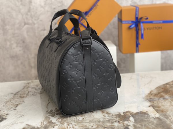 Louis Vuitton Speedy 40 Travel Handbag - Black - Image 4