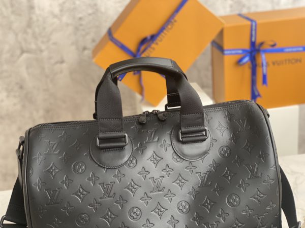 Louis Vuitton Speedy 40 Travel Handbag - Black - Image 2
