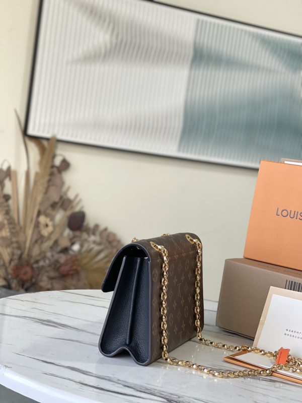 Louis Vuitton Victoire Monogram Canvas Calf Leather Bag - Image 2