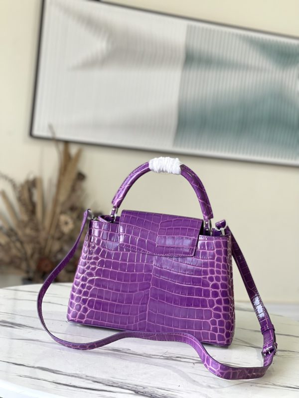 Louis Vuitton Precious Capucines Medium Handbag – Purple - Image 3