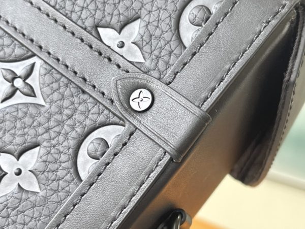 Louis Vuitton Vertical Trunk Mini Handbag - Black - Image 9