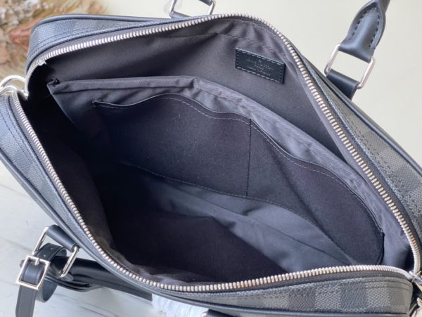 Louis Vuitton Voyage Small Briefcase - Black - Image 4