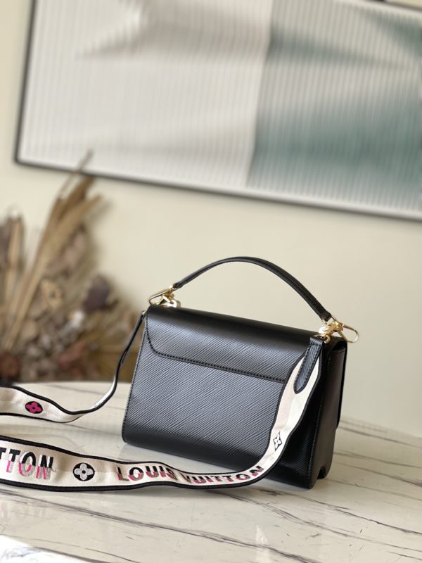 Louis Vuitton Twist MM Handbag - Black - Image 9