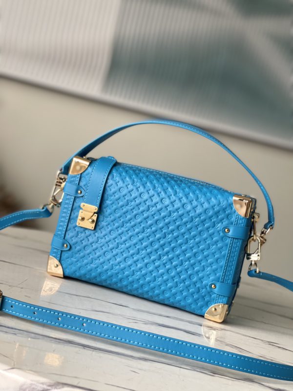 Louis Vuitton Full Suitcase Leather Bag - Blue