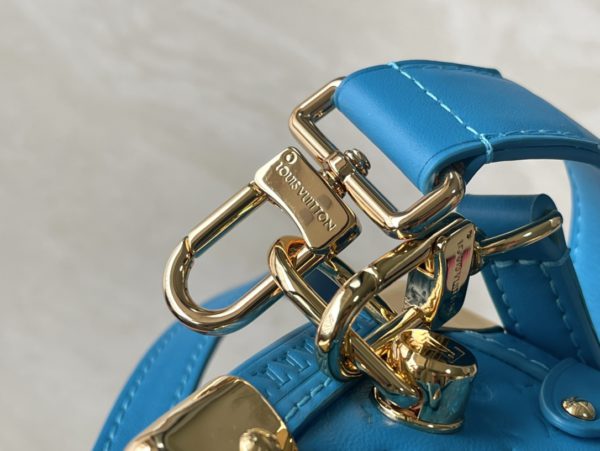 Louis Vuitton Full Suitcase Leather Bag - Blue - Image 7