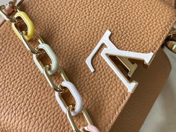 Louis Vuitton Capucines Mini Handbag – Brown - Image 7