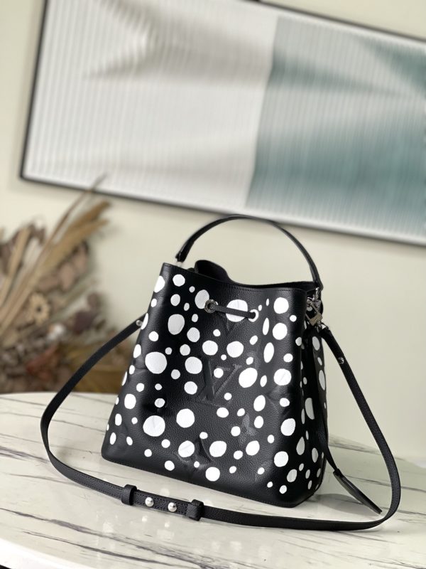 Louis Vuitton Black Dot LV x YK NéoNoé BB Handbag - Image 5