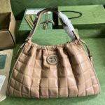 Gucci Deco  Medium Quilted Tote Bag - Pink