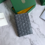 Goyard Passport Holder Wallet - Gray