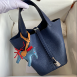 Hermes Vegetable Basket Picotin - Blue