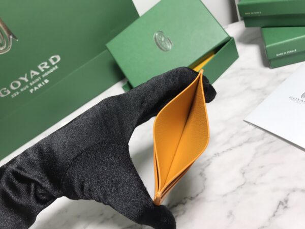 Goyard Card Holder Card Bag - Musturd - Image 4