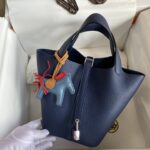 Hermes Vegetable Basket Picotin - Blue - Image 5