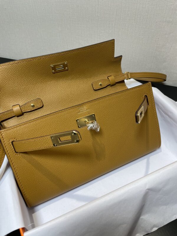 Hermes Kelly Crossbody Bag - Sesame - Image 4