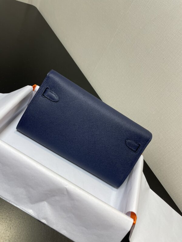Hermes Kelly Crossbody Bag - Royal Blue - Image 4