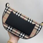 Burberry Classic Plaid Check Small Bag - Black - Image 4