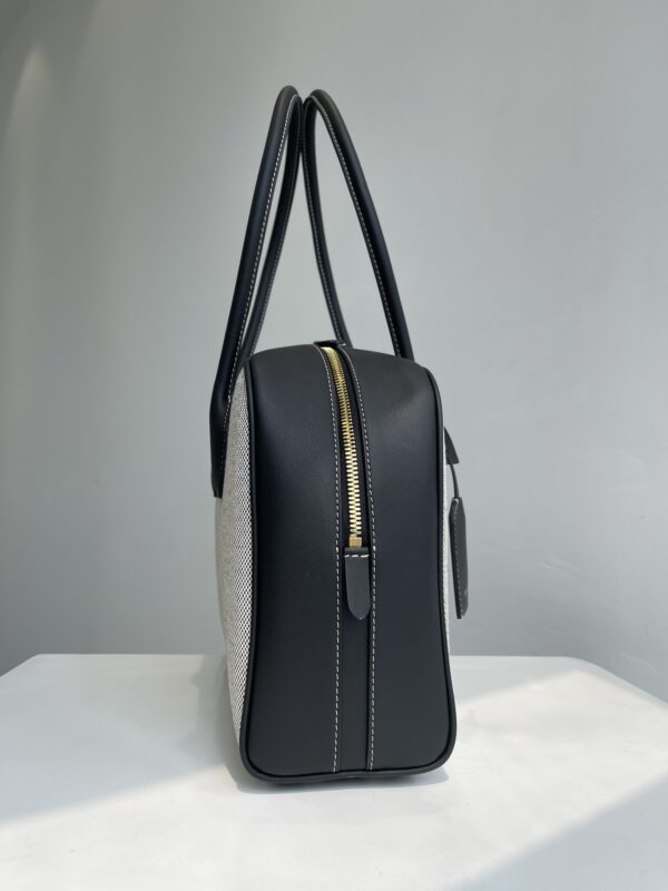 Burberry Ladies' Canvas Handbag - Gray - Image 4