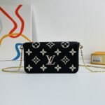 Louis Vuitton Félicie Pochette Chain Bag - Black - Image 5