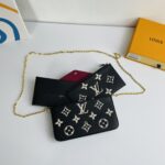 Louis Vuitton Félicie Pochette Chain Bag - Black - Image 3
