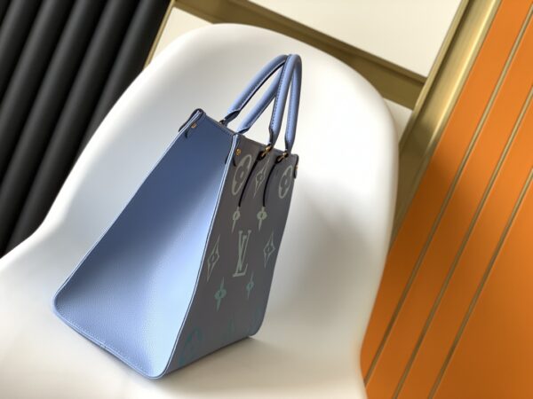 Louis Vuitton OnTheGo Medium Tote Bag - Blue - Image 5