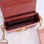 Di0r 30 Montaigne Small Gradient Color Box Bag - Red - Image 2