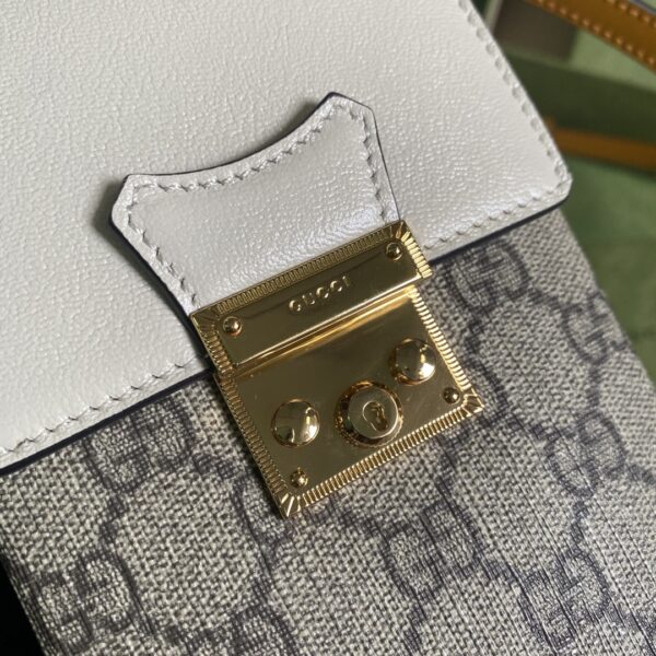Gucci Padlock Lock Chain Bag - White - Image 3