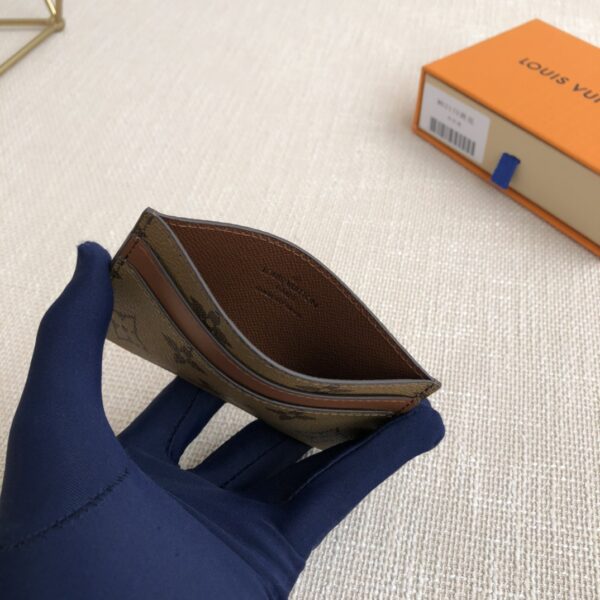 Louis Vuitton Monogram Eclipse Card Holder - Brown - Image 3