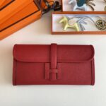 Hermes Jige Elan Sheepskin Lining Bag - Red - Image 5