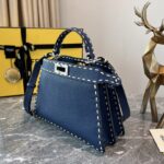 Fendi Signature Peekaboo I See U Small Bag - Blue - Image 5