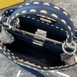 Fendi Signature Peekaboo I See U Small Bag - Blue - Image 3