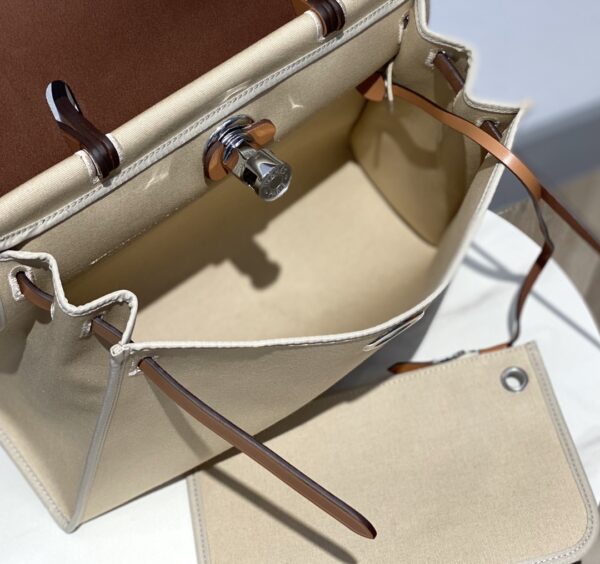 Hermes Cloth Herbag Handbag - SKin - Image 3