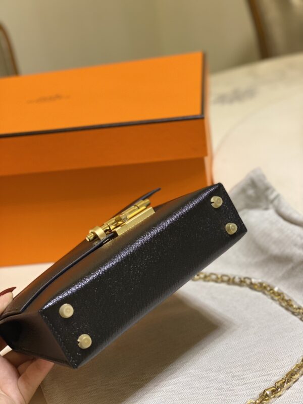 Hermes Verrou Handbag - Black - Image 5