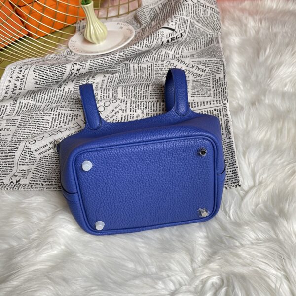 Hermes Picotin 18 Vegetable Basket Handbag - Electric Light Blue - Image 3